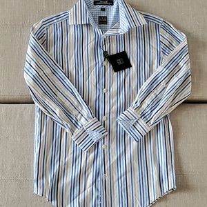 Boys Button down shirt- new size small